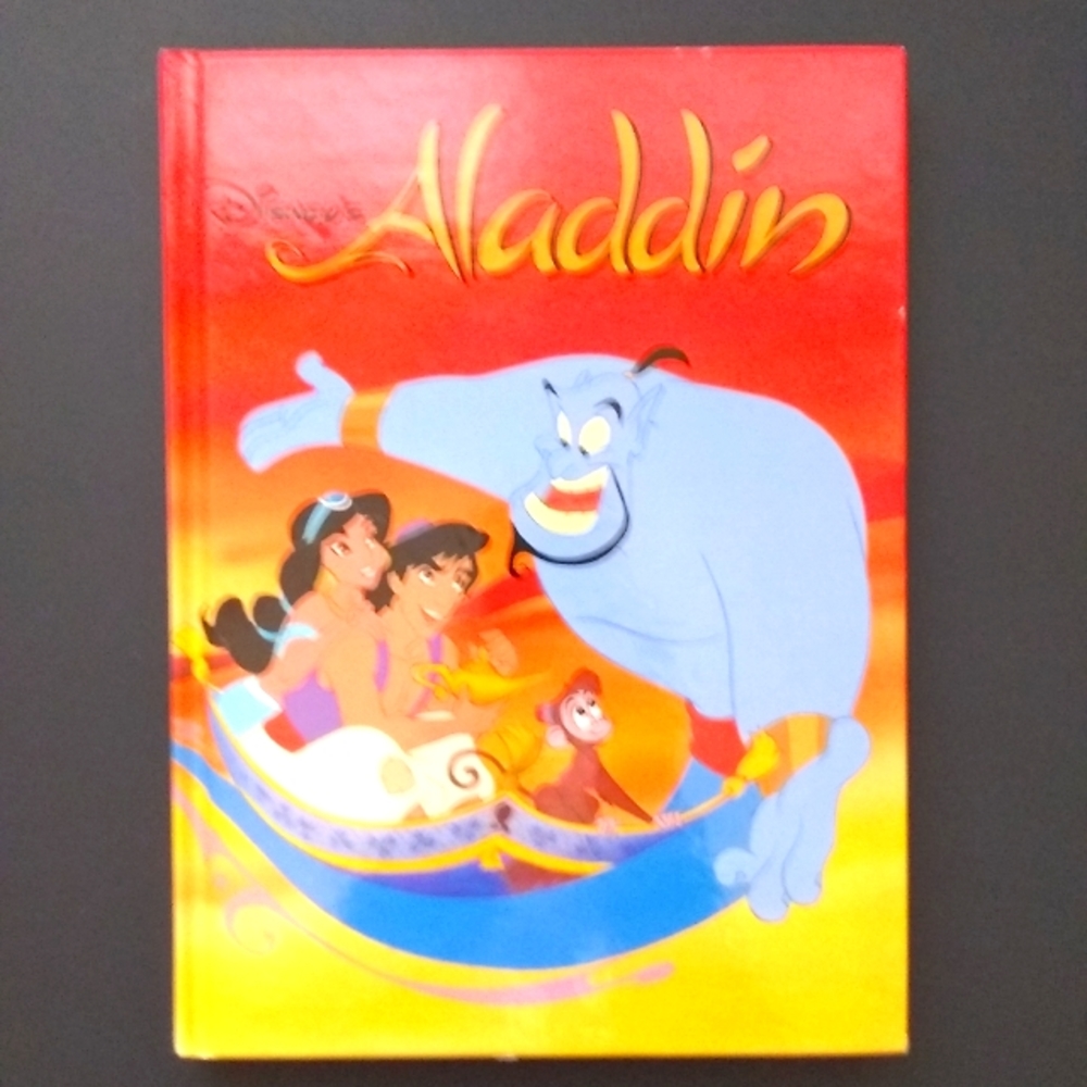1992 Vintage Walt Disneys Classic Aladdin Book